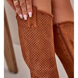 Genombrutna damstövlar Camel S.Barski HY42-139 brun 4