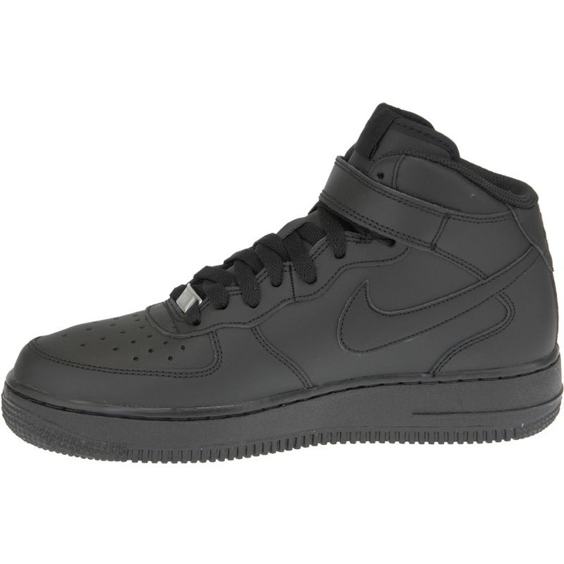 Nike Air Force 1 Mid Gs W 314195-004 skor svart 1