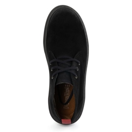 Chukka herrskor i läder KAMPOL 109/35 Sw, svart 6