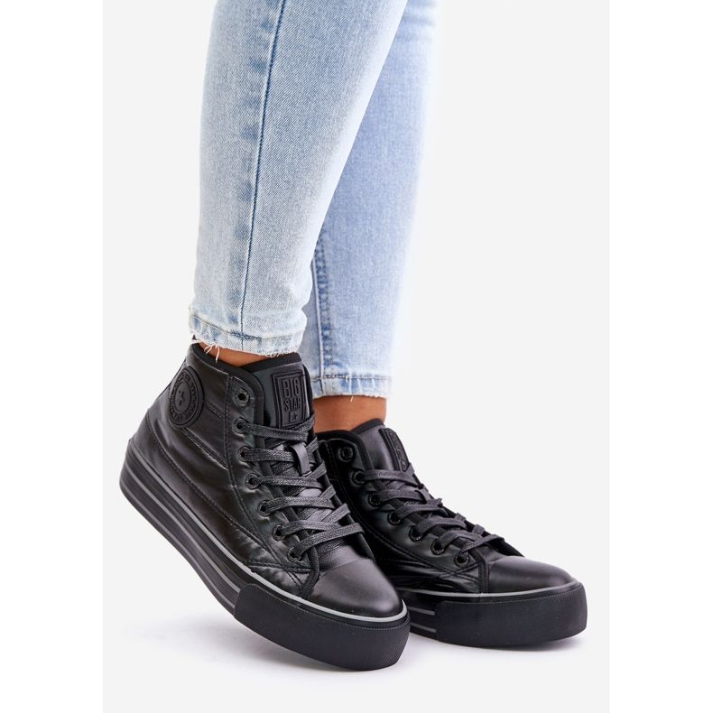 Big Star Isolerade damsneakers på plattform OO274A471 Svart 1