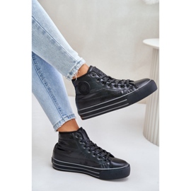 Big Star Isolerade damsneakers på plattform OO274A471 Svart 2
