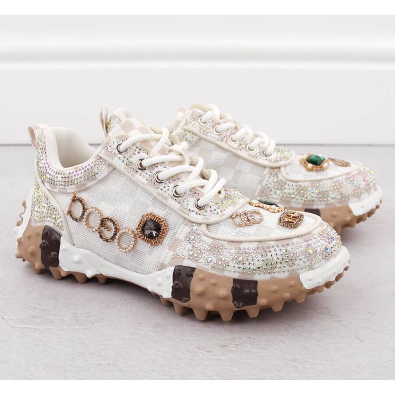 Potocki skor, rikt dekorerade 16324 WOL275B mångfärgad 2