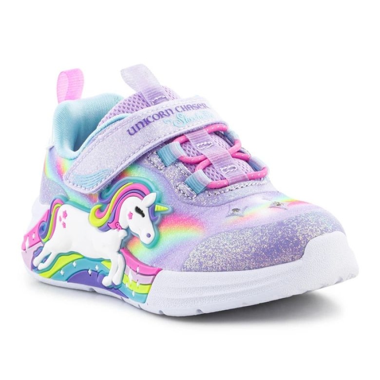 Skechers S-Lights Girl's Unicorn Chaser skor 302298N-LVMT purpur 1