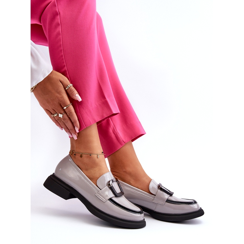 Vinceza Lackmockasiner för kvinnor, grå 7