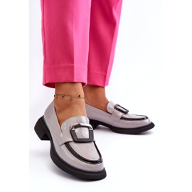 Vinceza Lackmockasiner för kvinnor, grå 2