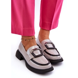 Vinceza Lackmockasiner för kvinnor, grå 4