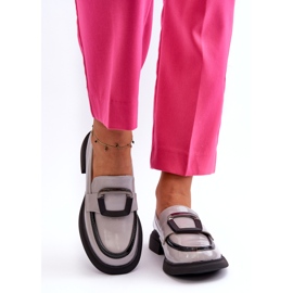 Vinceza Lackmockasiner för kvinnor, grå 6