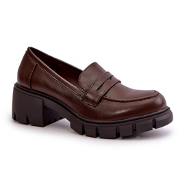 Cm Paris Lågklackade damskor gjorda av ekologiskt läder, mörkbrunt 3