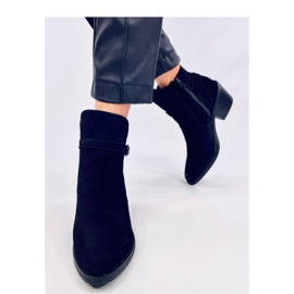 Cnig svarta lågklackade cowboystövlar - Inello 2