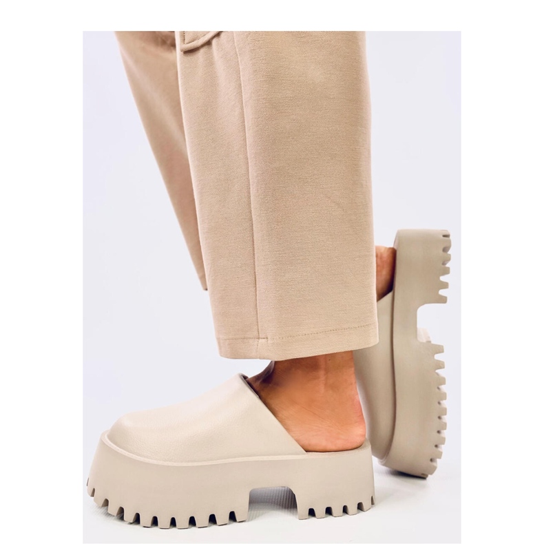 Ernest Khaki skum träskor - Inello grön 2