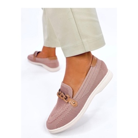 Lucena Rosa genombrutna mockasiner - Inello 1