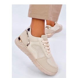 Lätta damsneakers Doleh Beige - Inello 1