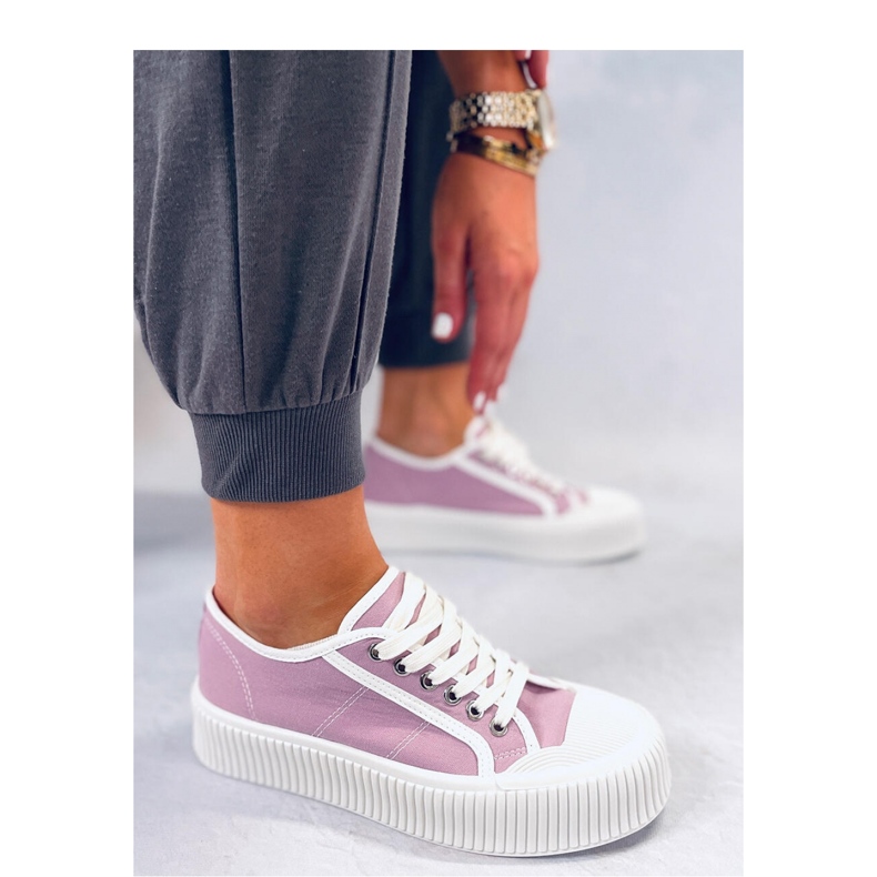 Dors Purple plattformssneakers för kvinnor - Inello purpur 1
