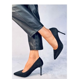 Maineri Svarta höga klackar för kvinnor 2