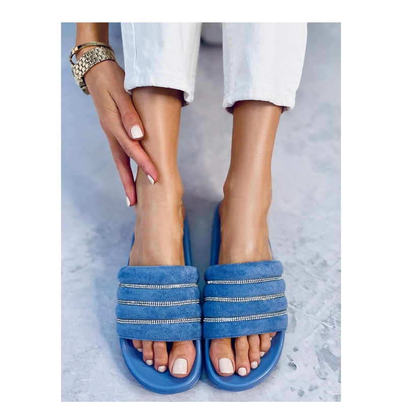 Lynne Blue rhinestone reglage blå 1