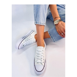 Klassiska damsneakers Fargis White - Inello vit 1
