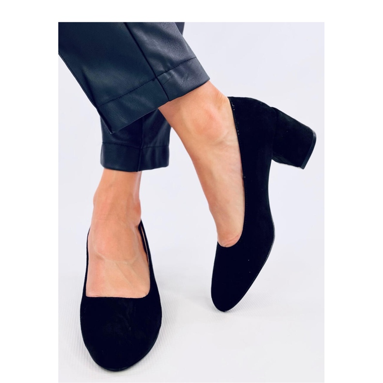 Fredette Black bekväma hälpumps svart 1