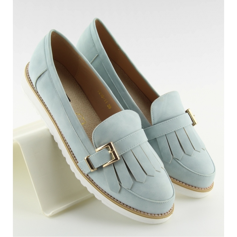 Blå mockasiner för kvinnor 1