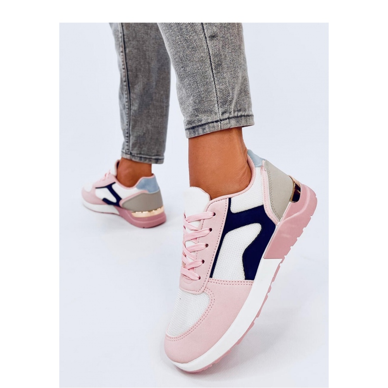 Lätta damsneakers MULTI-003 rosa 2