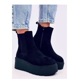 Ronda Black platå Chelsea boots - Inello svart 1