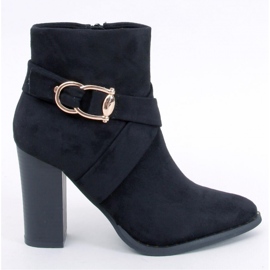 Janisa Svarta högklackade ankelboots - Inello 1