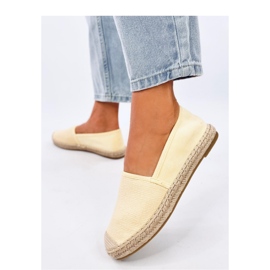Haydon Yellow espadrillor i canvas för kvinnor - Inello gul 2