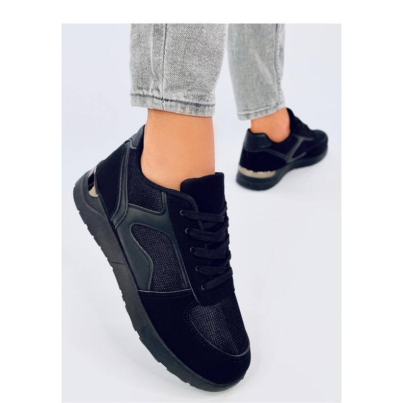 Lätta damsneakers Doleh Black - Inello svart 2