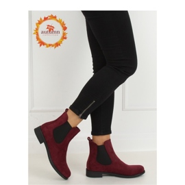 Klassiska Burgundy Chelsea Boots för kvinnor MR-9 Wine - Inello röd 2