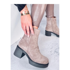 Khaki stabila ankelstövlar brun 1