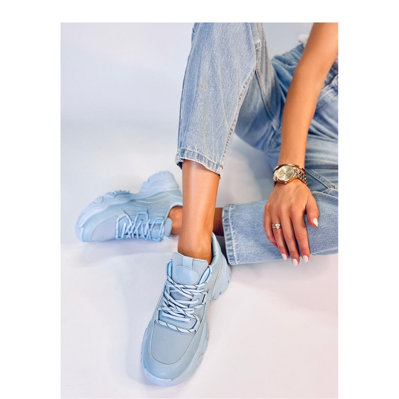 Bains Blue wedge sneakers - Inello blå 2