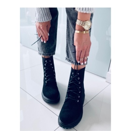 Vecna ​​​​Black worker boots med snörning - Inello svart 2