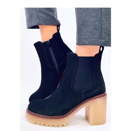 Stövlar med bred klack och skydd Mattis Black - Inello svart 1