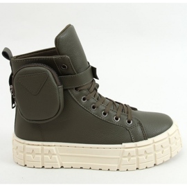 Gröna high-top sneakers RE11P Grön - Inello 1