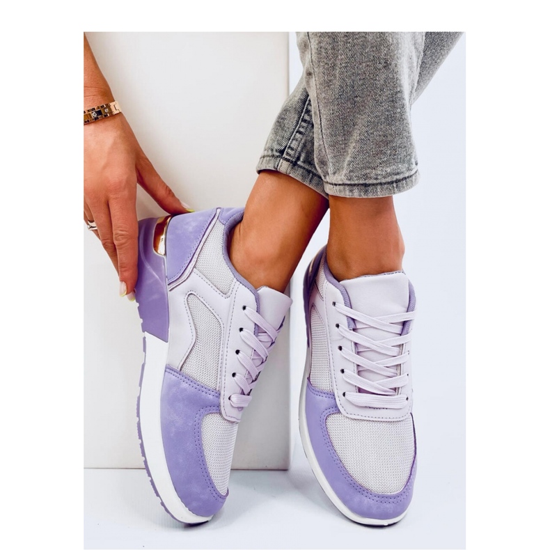 Lila lätta damsneakers purpur 1