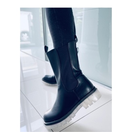 Chelsea-stövlar med hög topp Svart 1