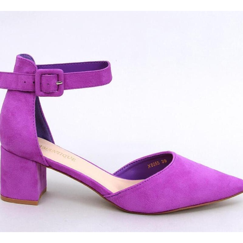 Dacrem LT.LILA lågklackade pumps - Inello violett 1