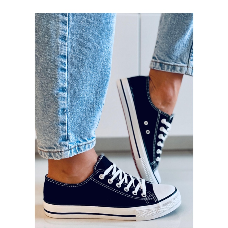 Klassiska damsneakers Svarta 1