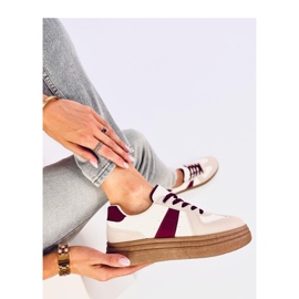 Melba Wine damsneakers - Inello beige 2