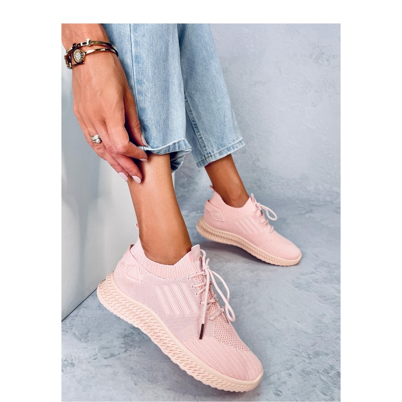 Sportskor för damstrumpor rosa 1