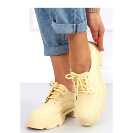 Unna Gula mockasiner med hög sula - Inello 2