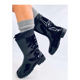 Målade galoscher med svart manschett 1