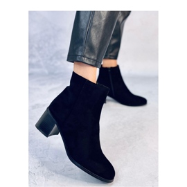 Klassiska högklackade ankelboots Annie Black - Inello svart 2