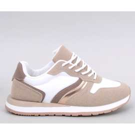 Carthy Khaki damsneakers - Inello brun 1