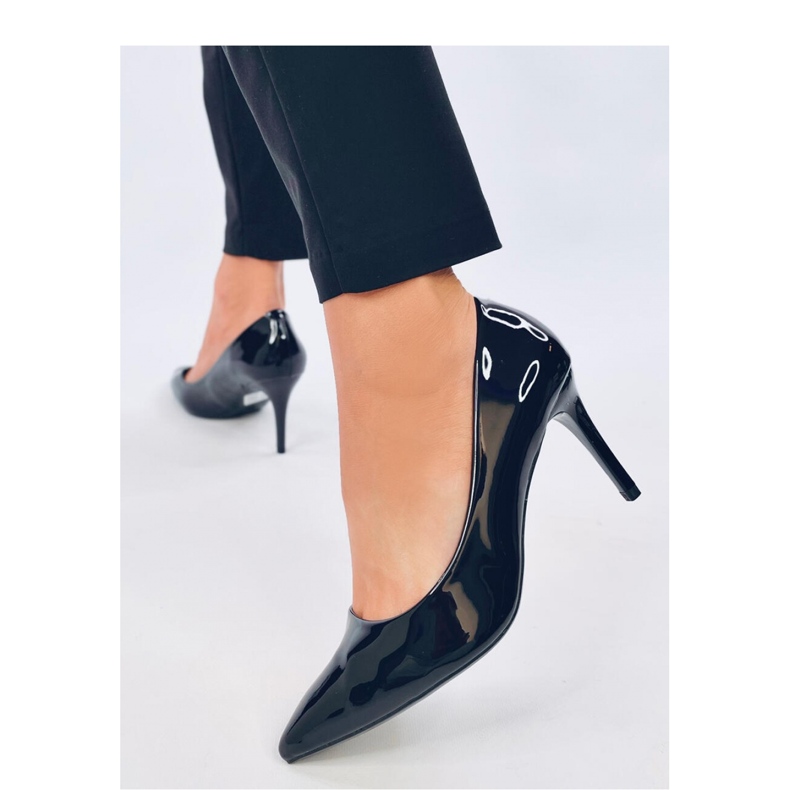 Patent stilettpumps Charlotte Black - Inello svart 2