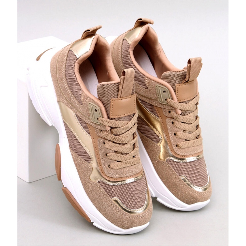 Baltha Khaki damsneakers - Inello brun 1