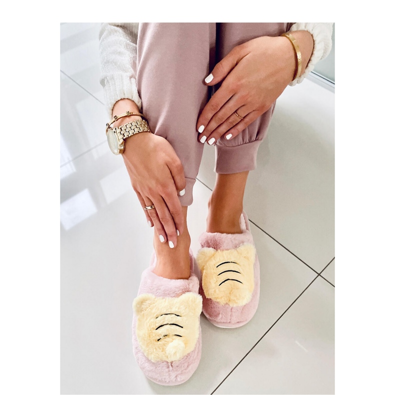 Damtofflor Pearl Pink - Inello rosa 2