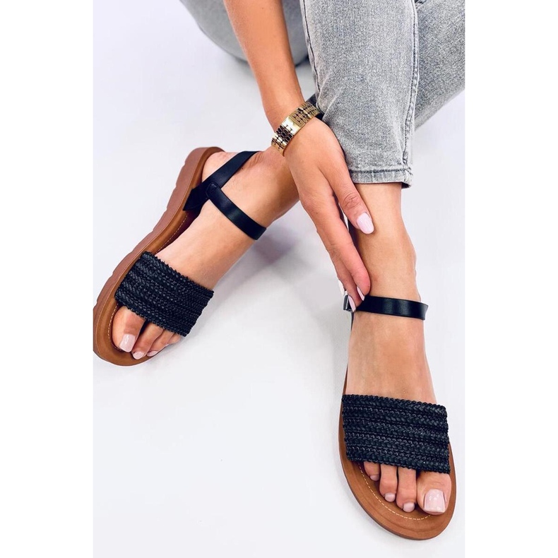 Boho stil sandaler Svarta 1