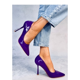 Anika Purple dampatent stiletter - Inello purpur 1
