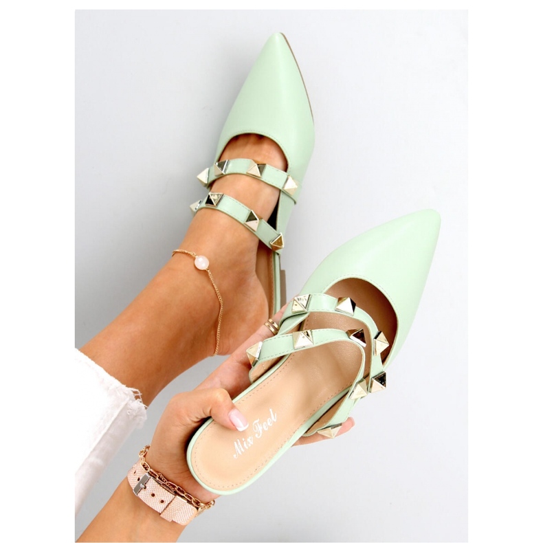 Canna Green damflip-flops sandal - Inello grön 2