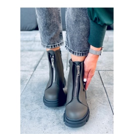 Kobra Army Green militärarbetarstövlar - Inello grön 2